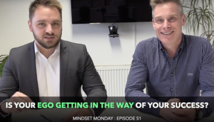 Ego and success in business. Lewis Haydon and Andy Hemming Mindset Monday Friday Review Business Coach Black COuntry UK